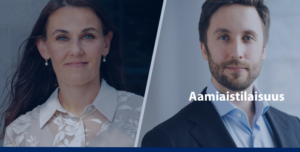 Keskuskauppakamarin välityslautakunnan edustajat Heidi Merikalla-Teir ja Henrik Sajakorpi